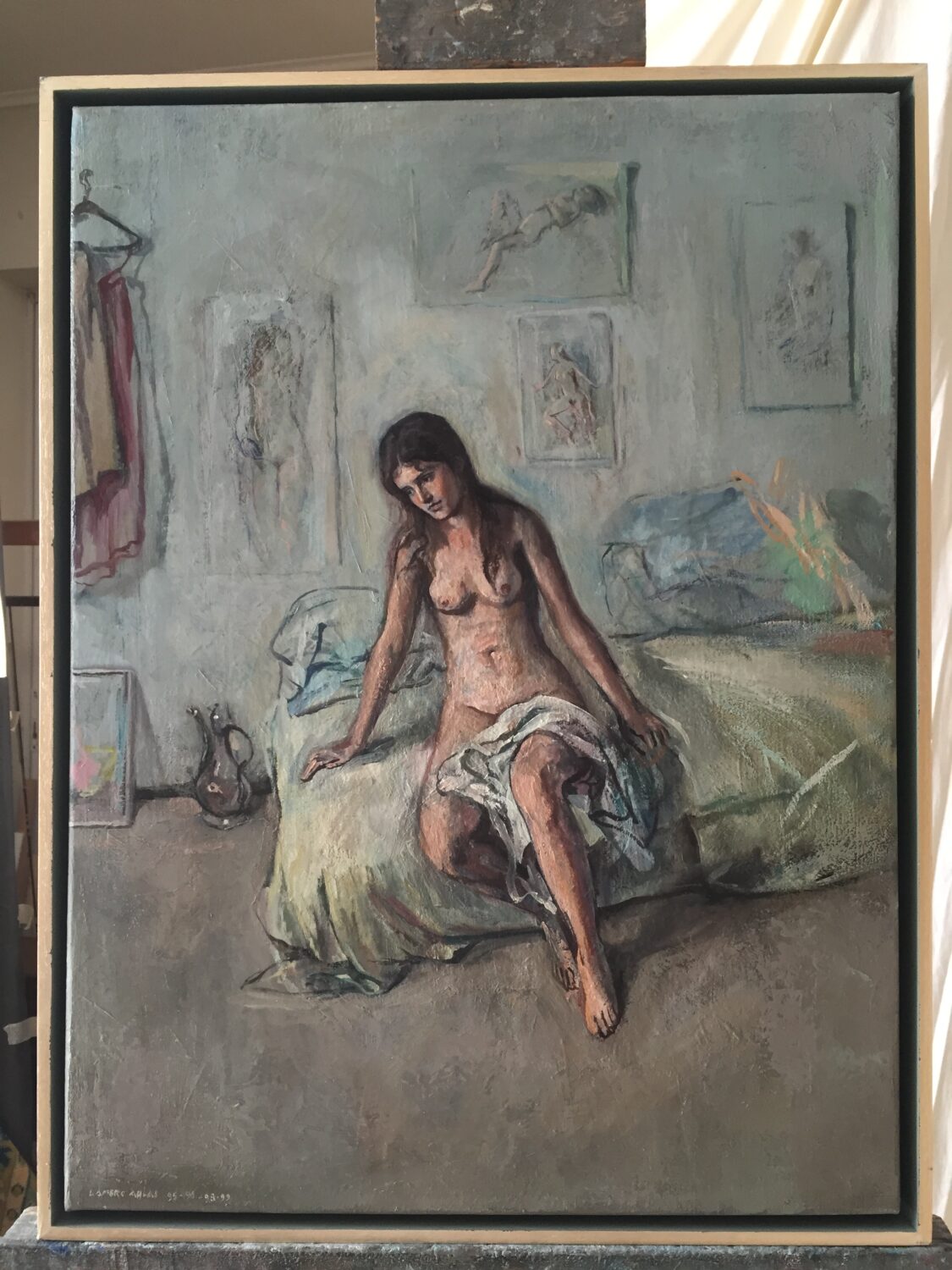 Female Figures — artwork by Lambro Ahlas