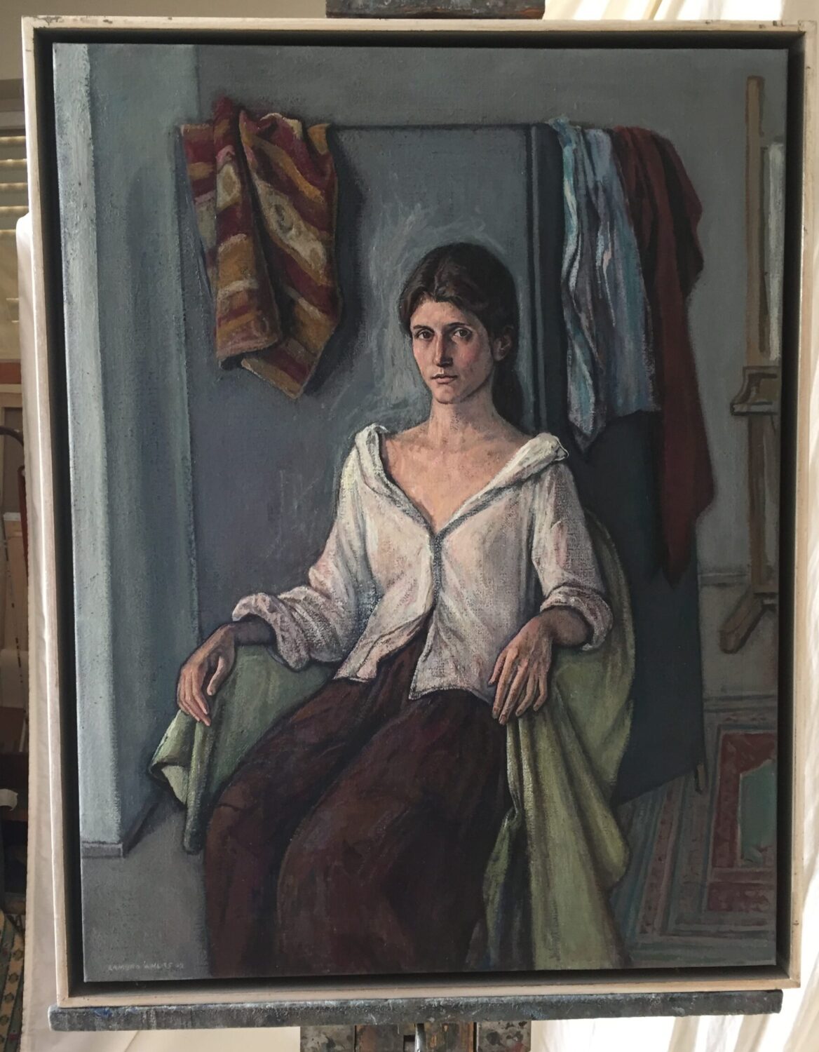 Female Figures — artwork by Lambro Ahlas