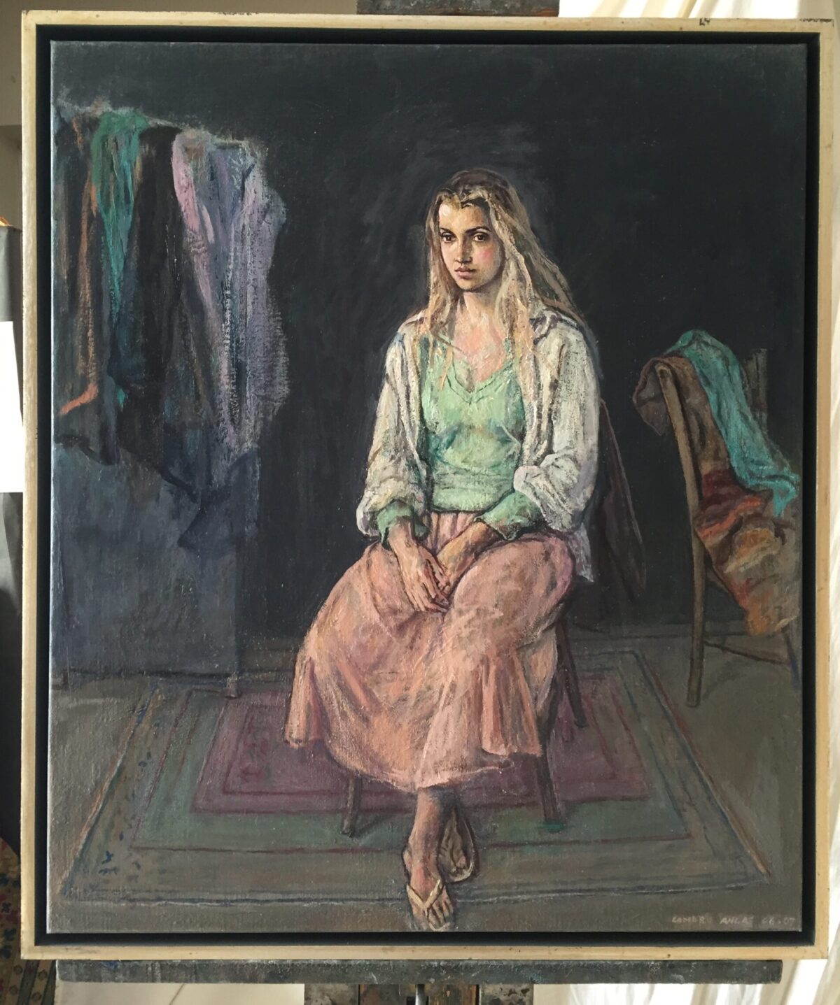 Female Figures — artwork by Lambro Ahlas