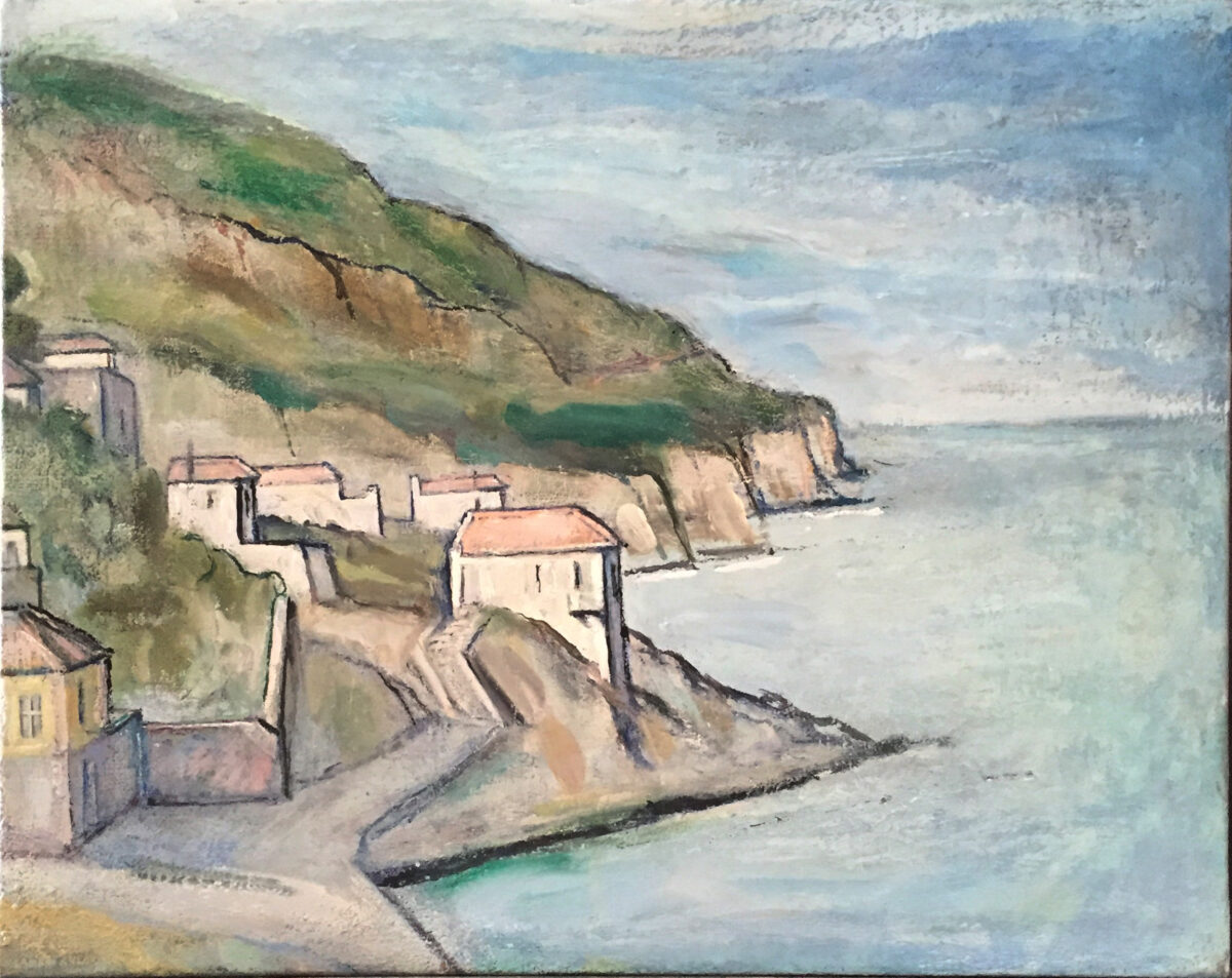 Landscape painting by Lambro Ahlas
