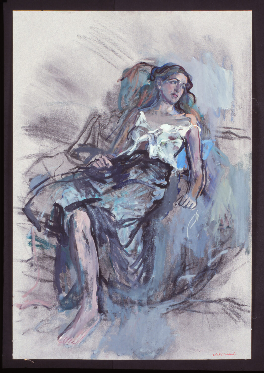 Female Figures — artwork by Lambro Ahlas