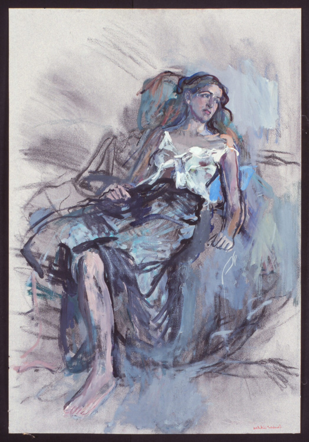 Female Figures — artwork by Lambro Ahlas