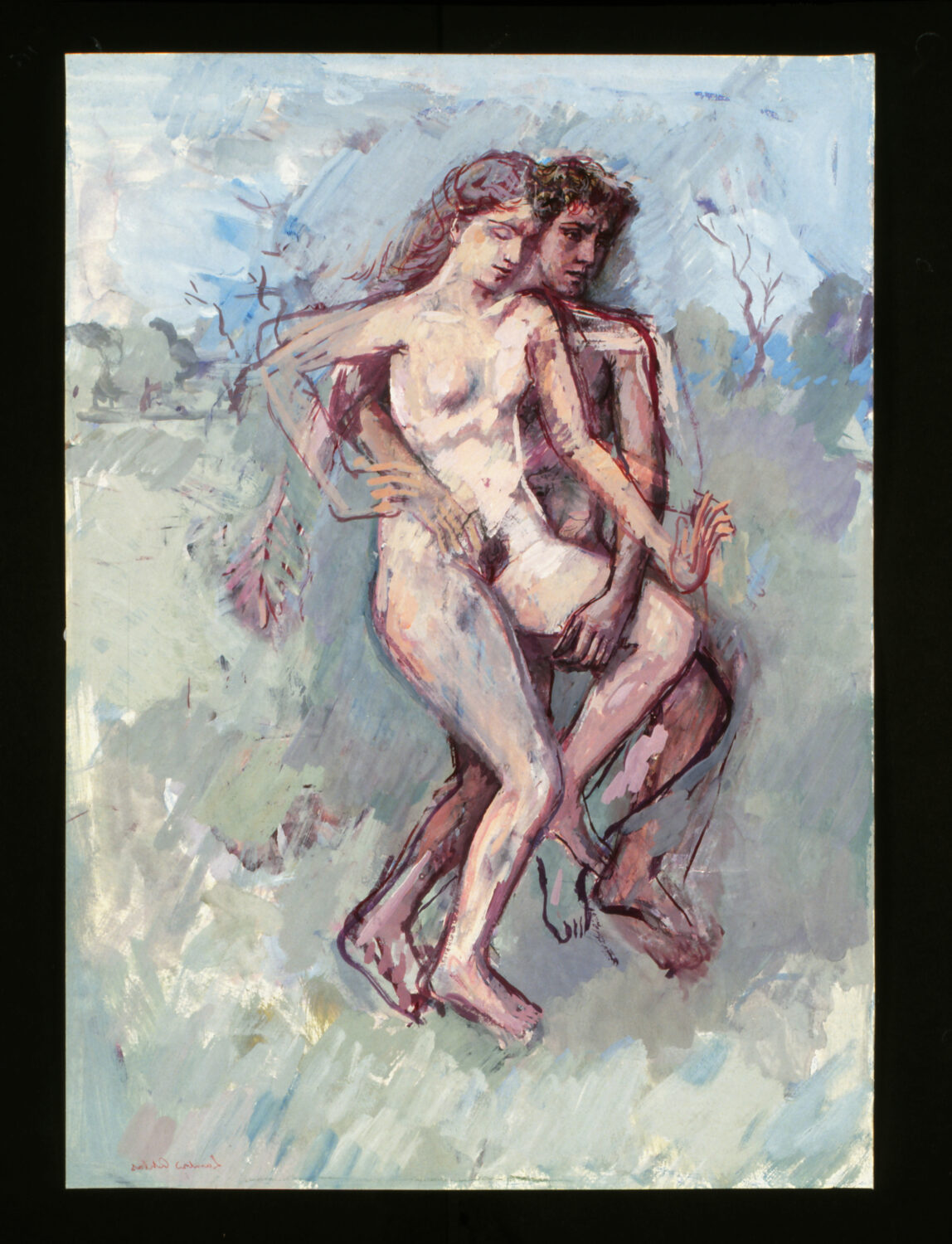 Female Figures — artwork by Lambro Ahlas