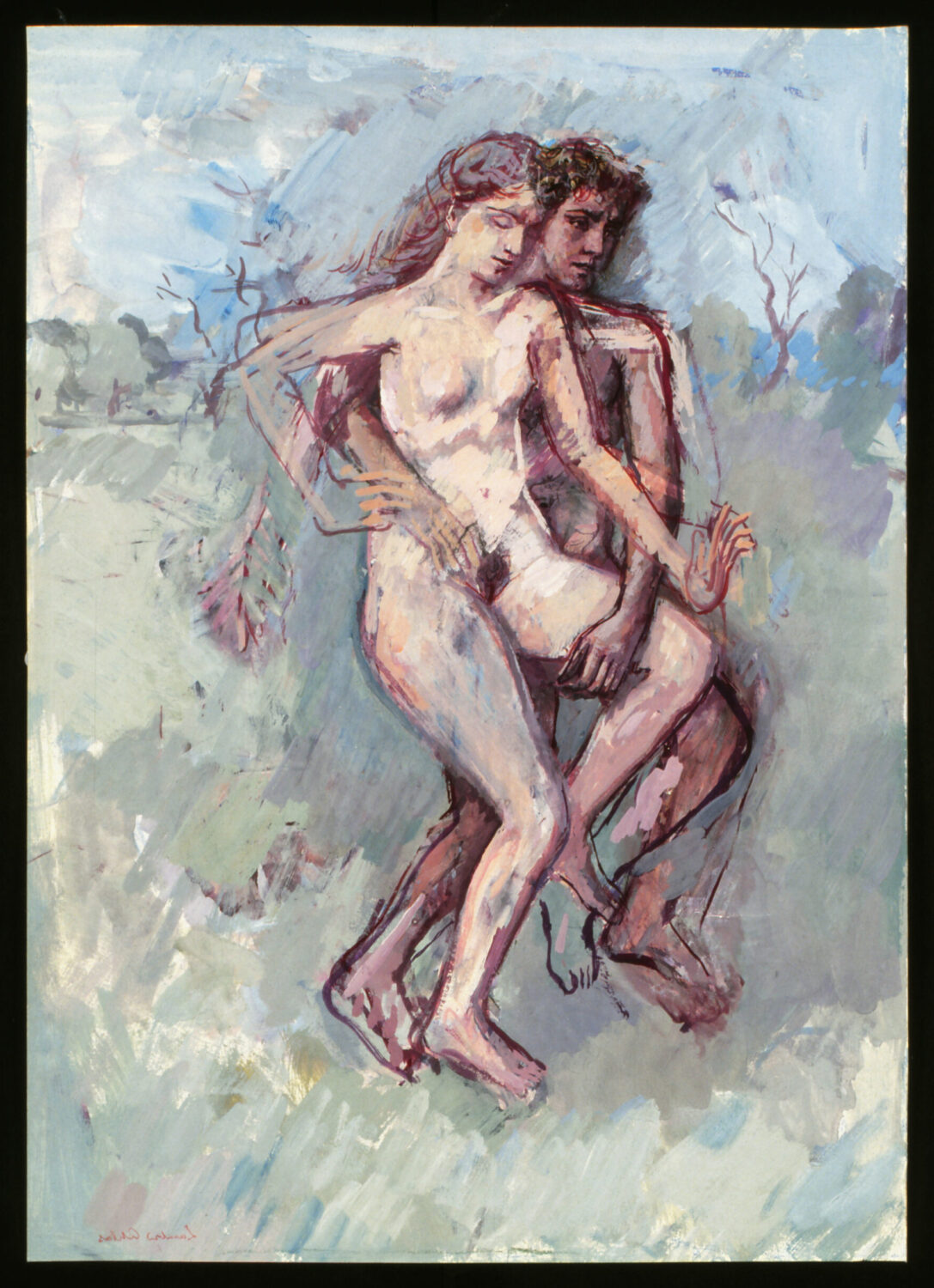 Female Figures — artwork by Lambro Ahlas