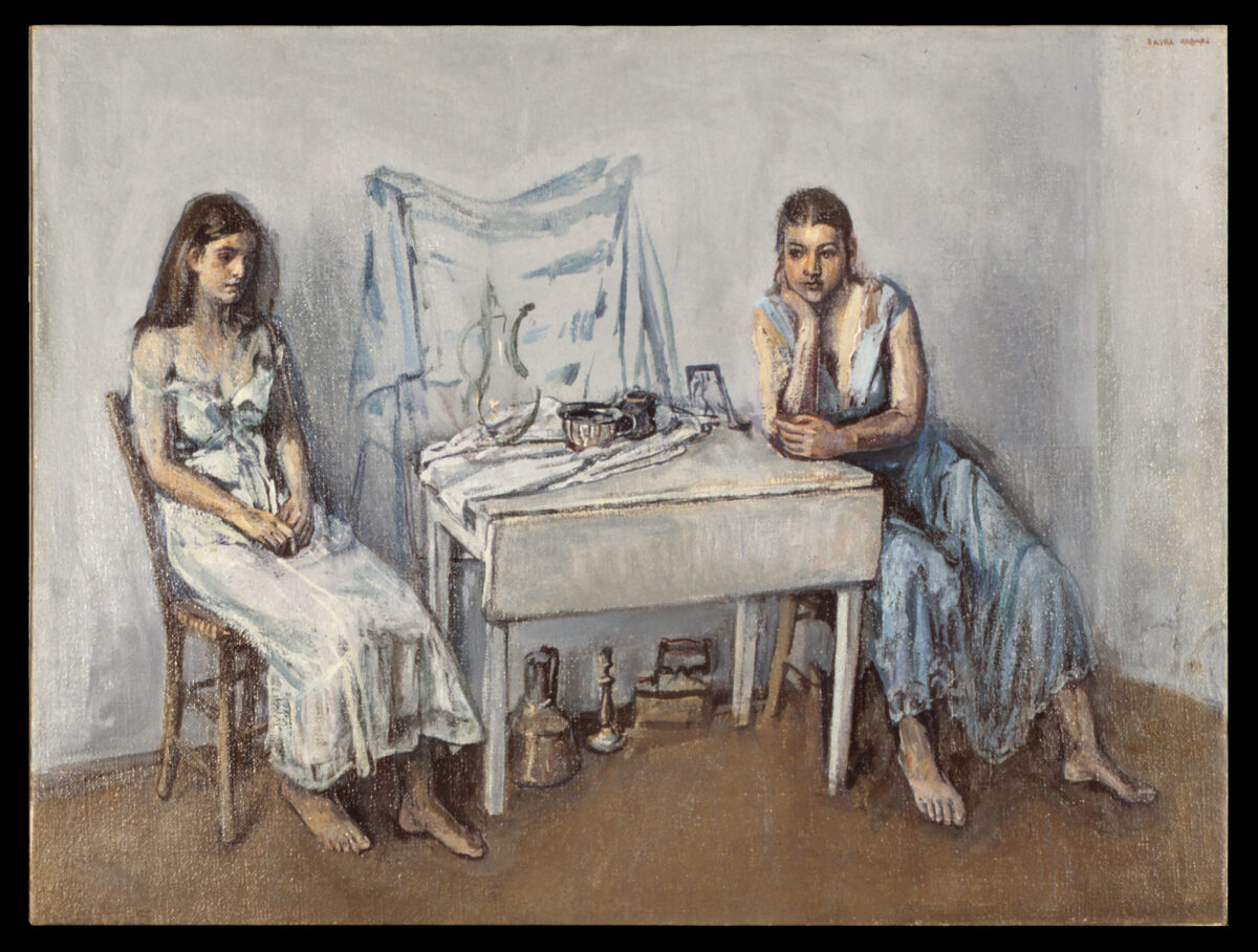 Female Figures — artwork by Lambro Ahlas